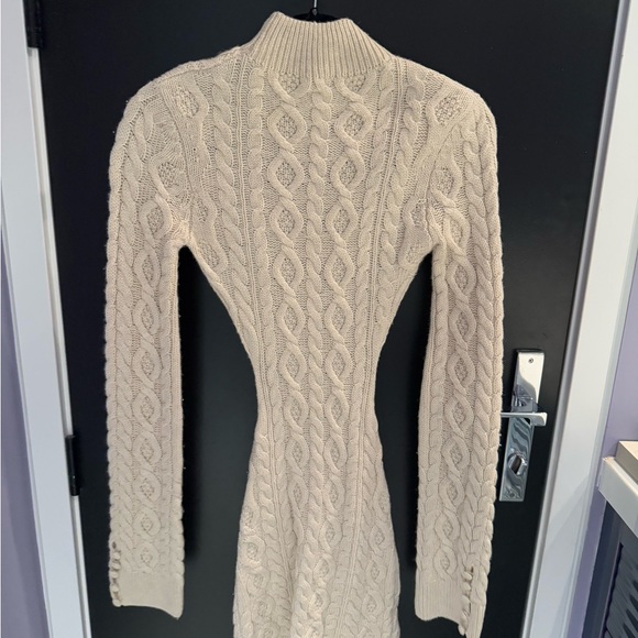 Guizio Cream Knit Dress - Picture 4 of 7
